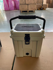 Portable 2.5 Gallon Cooler Box PP Material for Outdoor Camping Picnics Barbecue Parties for Food Storage