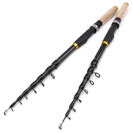 2026 Best-selling Triangular Guide Ring Throwing Rod Hard Adjustable Fishing Rod Outdoor Sports