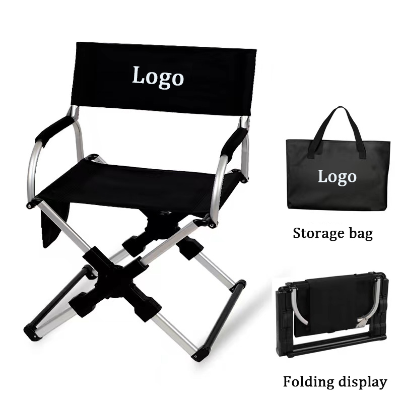 Outdoor Camping Folding Chair Aluminum Alloy Magician Director Chair RV Portable Folding Chair Fishing Compact Backrest Chair